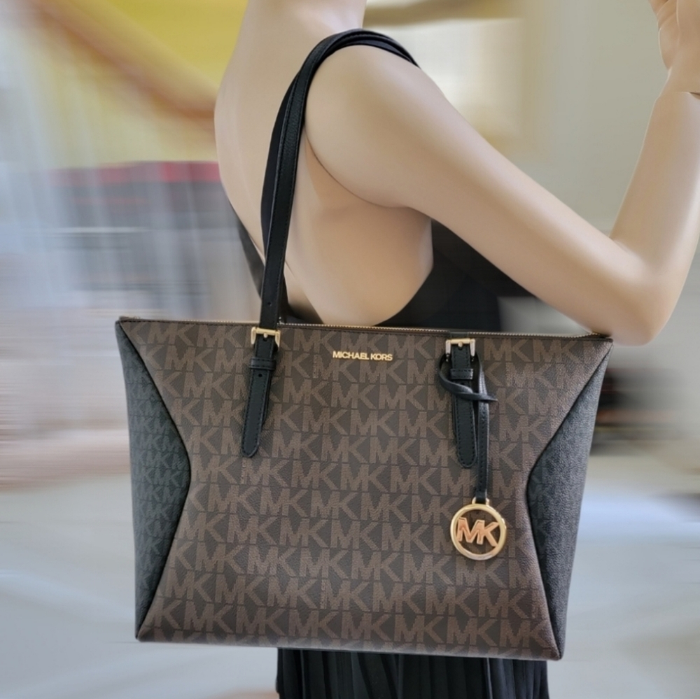 Michael Kors Coraline Logo Large Shoulder Bag - Picture 10 of 11